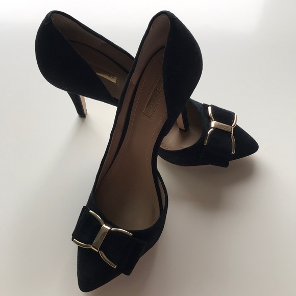 BCBGeneration Shoes - BCBG Black Bow Heels